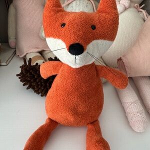 Jellycat Orange and White Noodle Fox Plush